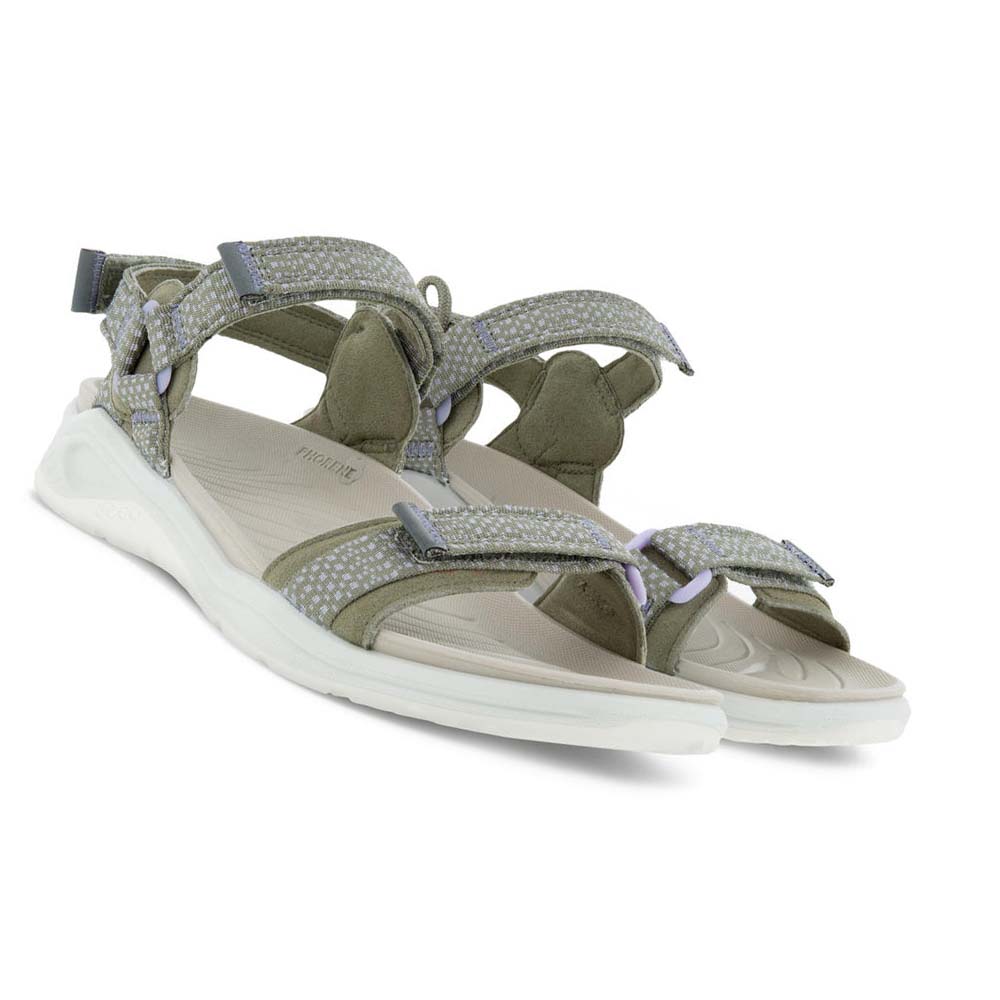 Women's Ecco X-trinsic 3s Waters Sandals Olive | USA 195MQZ